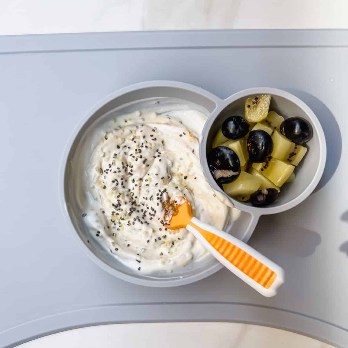 Loaded Yogurt Bowl (Baby Led Weaning & Toddler Friendly Breakfast