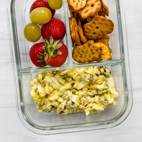 Mini Egg Salad Sandwich Lunchbox Idea - Family Fresh Meals